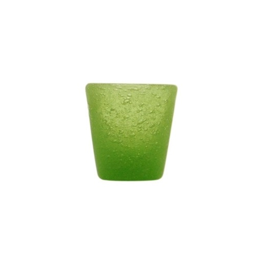 MEMENTO Bicchiere liquore in vetro Lime - ⌀ 4,5 x h 4 cm - Santincasa